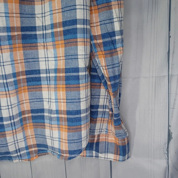 Abercrombie & Fitch muscle plaid button down shirt - Picture 9 of 9